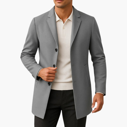 Herren Mantel im klassischen Blazer-Stil – Eleganter Alltagsmantel für Frühling und Übergangszeit