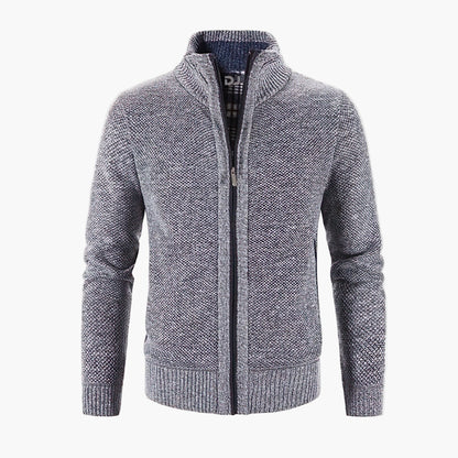 Herren Strickjacke mit Reißverschluss – Modernes Essential für Alltag und Büro