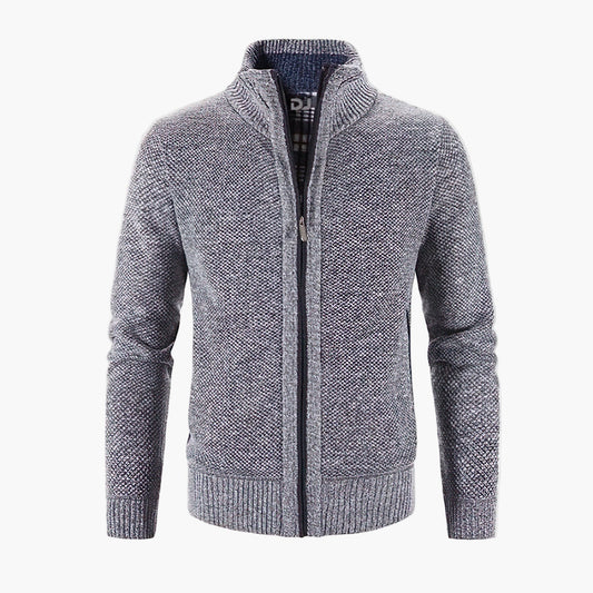 Herren Strickjacke mit Reißverschluss – Modernes Essential für Alltag und Büro