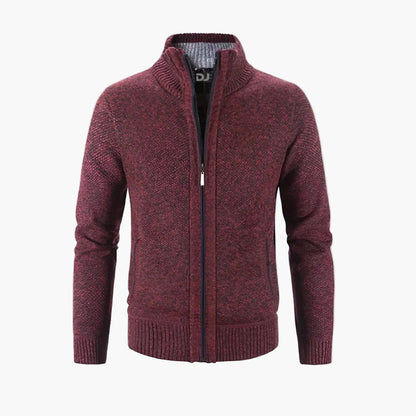 Herren Strickjacke mit Reißverschluss – Modernes Essential für Alltag und Büro