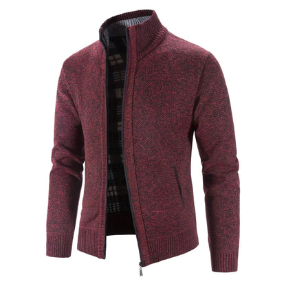 Herren Strickjacke mit Reißverschluss – Modernes Essential für Alltag und Büro