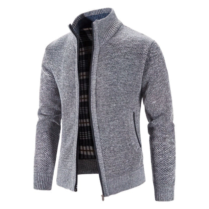 Herren Strickjacke mit Reißverschluss – Modernes Essential für Alltag und Büro