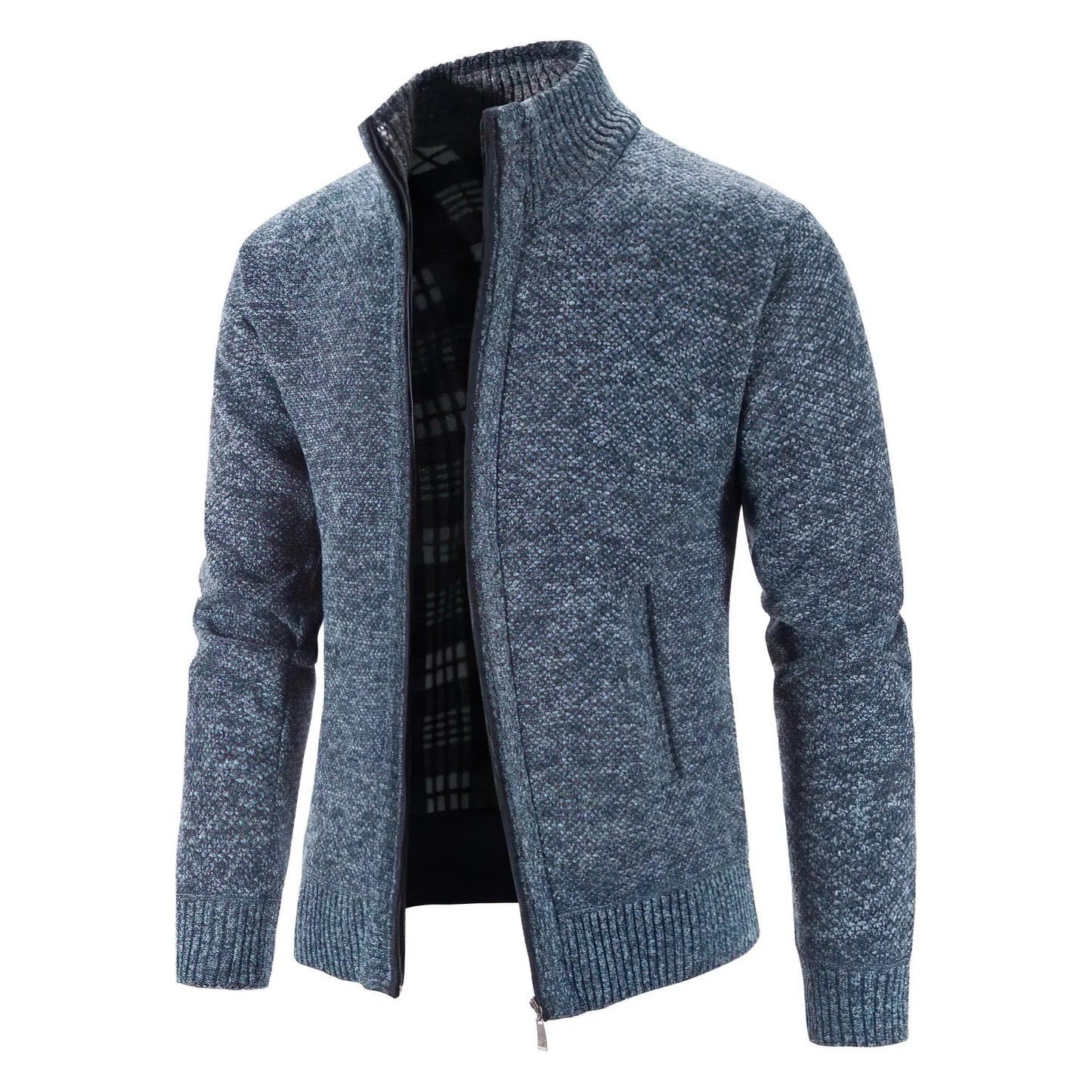 Herren Strickjacke mit Reißverschluss – Modernes Essential für Alltag und Büro