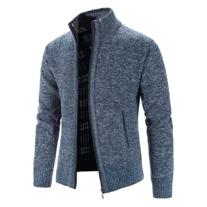 Herren Strickjacke mit Reißverschluss – Modernes Essential für Alltag und Büro