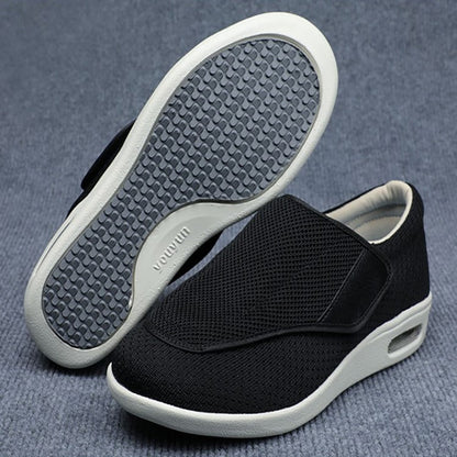 Herren Orthopädische Komfortschuhe für Diabetiker – Weite Passform, Einfacher Einstieg, Alltag & Freizeit