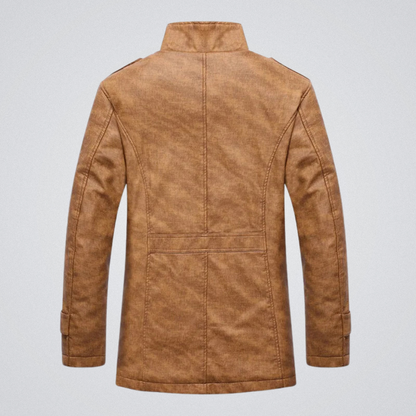Herren Winterjacke mit Fleecefutter – Modischer Mantel im Casual-Look für Alltag und Freizeit