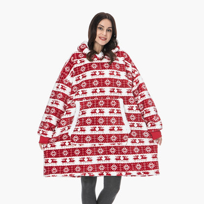 Unisex Kuschelige Übergrößen-Hoodie-Decke – Perfekt zum Loungen & Entspannen