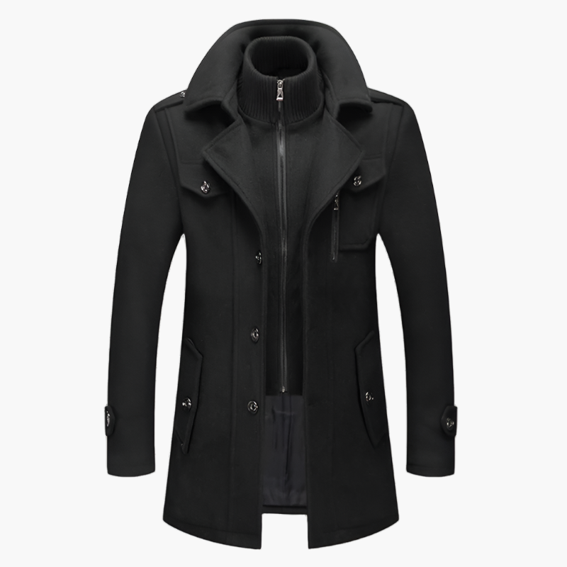Herren Wintermantel im modernen Outdoor-Stil