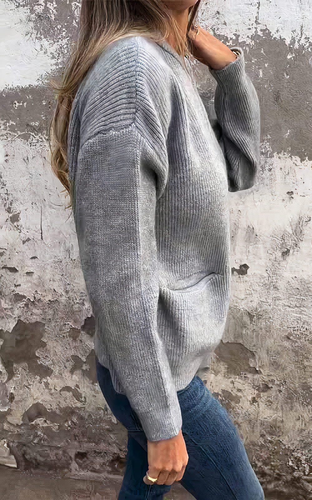 Damen Strickjacke mit Reißverschluss – Stilvolles Alltags-Cardigan für Freizeit & Büro