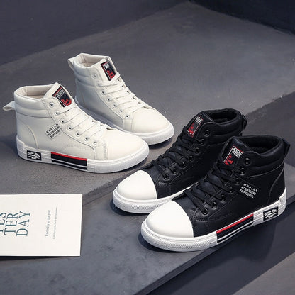 Herren High-Top Sneaker Streetwear Freizeitschuhe für Herbst und Winter