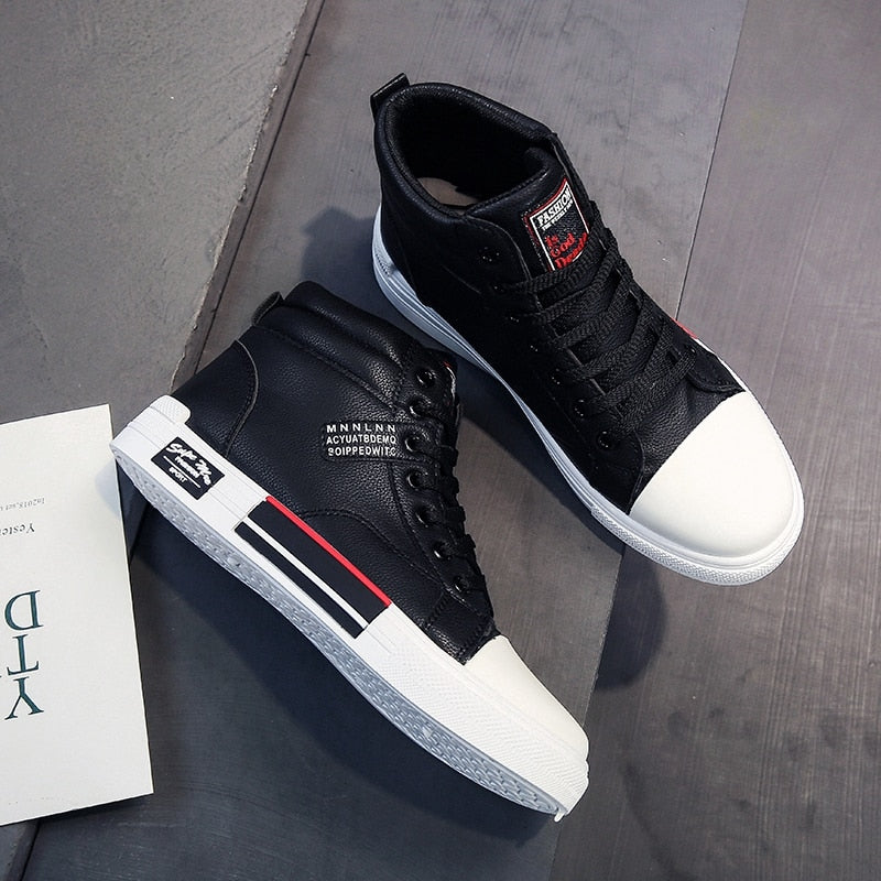 Herren High-Top Sneaker Streetwear Freizeitschuhe für Herbst und Winter