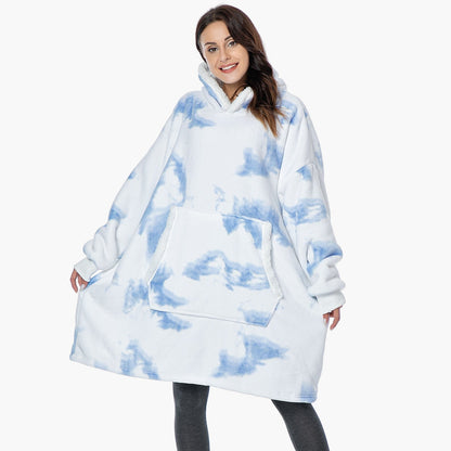 Unisex Kuschelige Übergrößen-Hoodie-Decke – Perfekt zum Loungen & Entspannen
