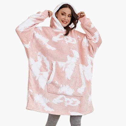 Unisex Kuschelige Übergrößen-Hoodie-Decke – Perfekt zum Loungen & Entspannen
