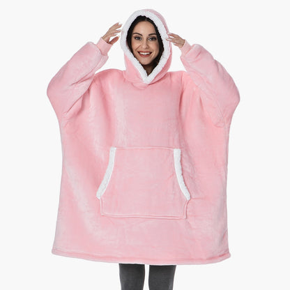 Unisex Kuschelige Übergrößen-Hoodie-Decke – Perfekt zum Loungen & Entspannen