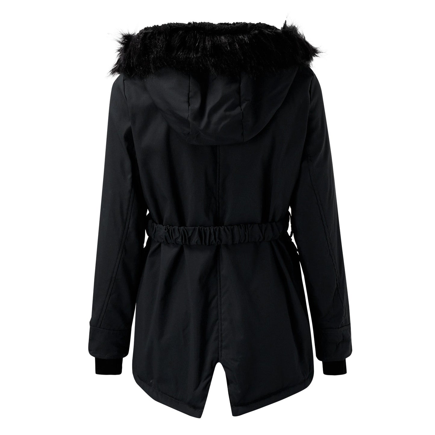 Damen Winterparka mit Kunstpelzkapuze – Eleganter Outdoor-Parka für kalte Tage