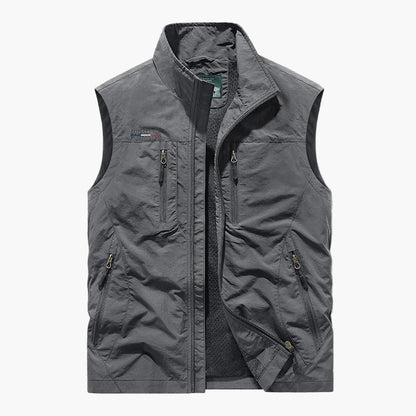 Herren Outdoor Freizeitweste – Atmungsaktive ärmellose Cargo Weste für Abenteuer und Alltag