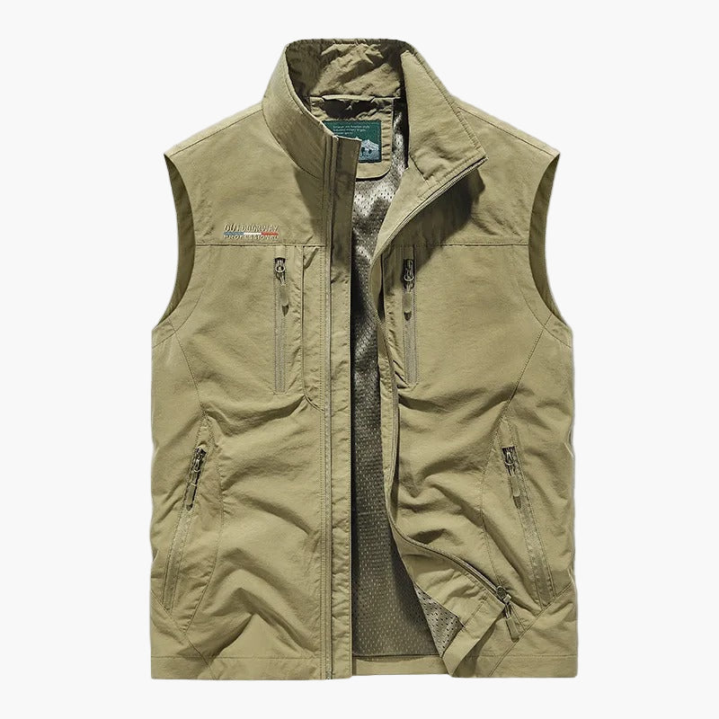 Herren Outdoor Freizeitweste – Atmungsaktive ärmellose Cargo Weste für Abenteuer und Alltag