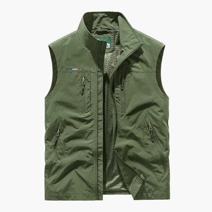 Herren Outdoor Freizeitweste – Atmungsaktive ärmellose Cargo Weste für Abenteuer und Alltag
