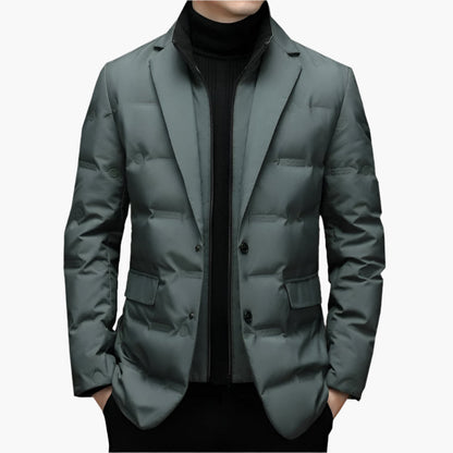 Herren Steppblazer – Eleganter Business-Look mit moderner Wärme für Büro & Freizeit