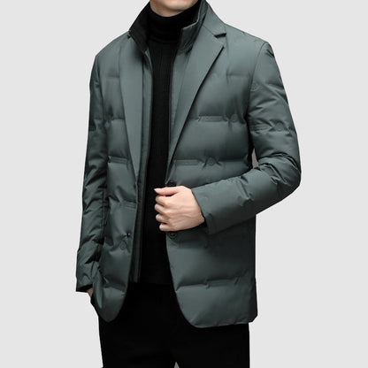 Herren Steppblazer – Eleganter Business-Look mit moderner Wärme für Büro & Freizeit
