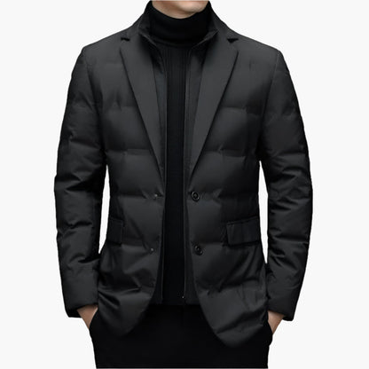 Herren Steppblazer – Eleganter Business-Look mit moderner Wärme für Büro & Freizeit