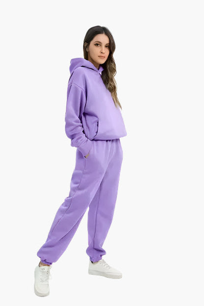 Damen Kapuzenpullover & Jogginghose Set – Lässiges Winter-Outfit für Zuhause & Freizeit