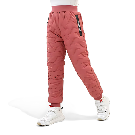 Kinder Winter Outdoorhose mit Fleecefutter – Wasserdicht & Winddicht, Ideal für Schnee & Sport