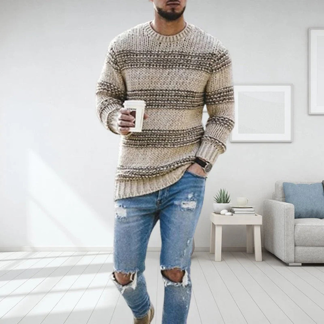 Herren Strickpullover im Norweger-Stil – Modischer Winter Casual Look