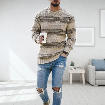 Herren Strickpullover im Norweger-Stil – Modischer Winter Casual Look