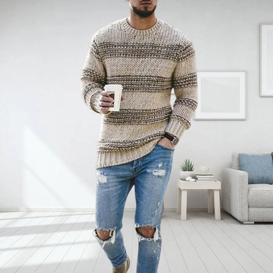 Herren Strickpullover im Norweger-Stil – Modischer Winter Casual Look