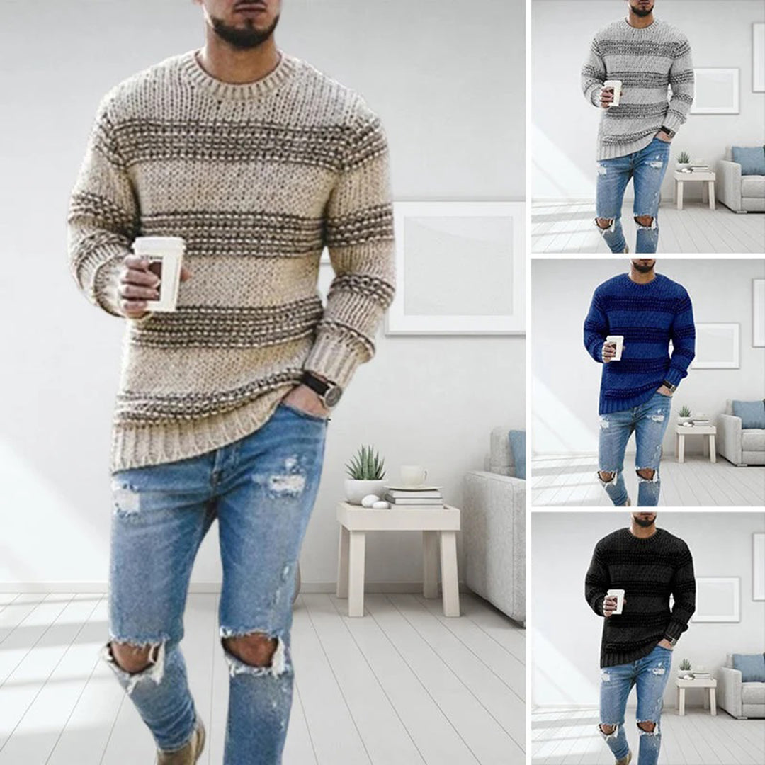 Herren Strickpullover im Norweger-Stil – Modischer Winter Casual Look
