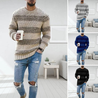 Herren Strickpullover im Norweger-Stil – Modischer Winter Casual Look