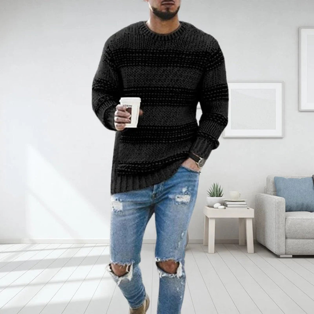Herren Strickpullover im Norweger-Stil – Modischer Winter Casual Look