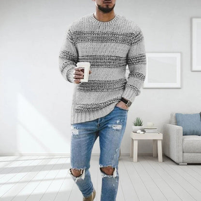 Herren Strickpullover im Norweger-Stil – Modischer Winter Casual Look