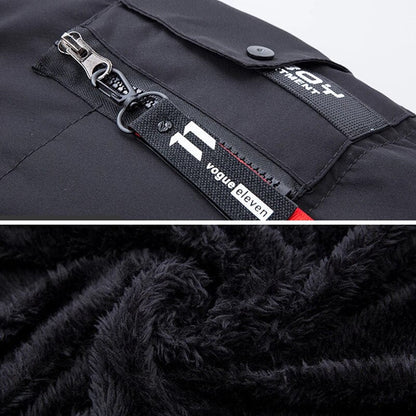 Herren Winterparka mit Kunstfellkapuze – Stilvolle lange Jacke für kalte Tage