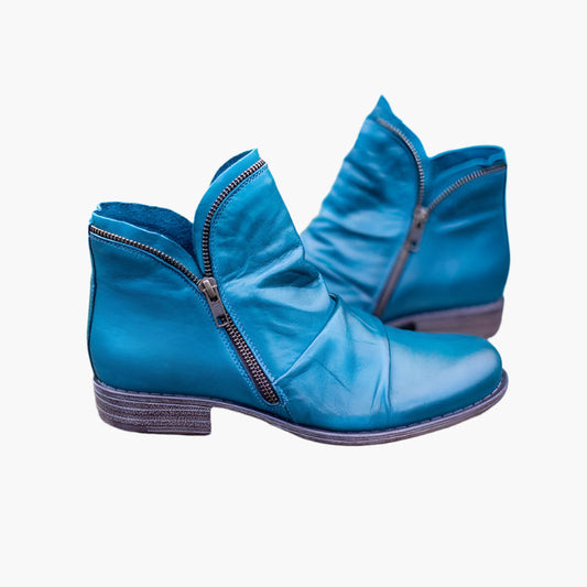 Damen Stiefeletten für Herbst und Winter – Modische Komfort-Boots mit Reißverschluss