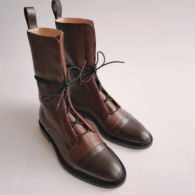 Damen Klassische Schnürstiefel für Alltag und Freizeit – Stilvolle und vielseitige Boots