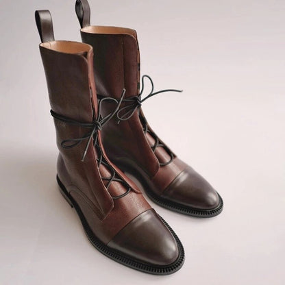 Damen Klassische Schnürstiefel für Alltag und Freizeit – Stilvolle und vielseitige Boots