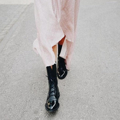 Damen Klassische Schnürstiefel für Alltag und Freizeit – Stilvolle und vielseitige Boots