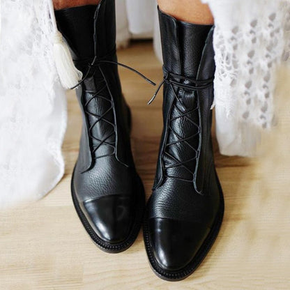 Damen Klassische Schnürstiefel für Alltag und Freizeit – Stilvolle und vielseitige Boots