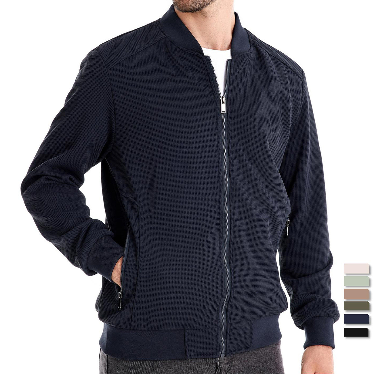 Herren Bomberjacke Modern Urban Freizeitjacke – Stylisch & Vielseitig für Alltag und Übergangszeit