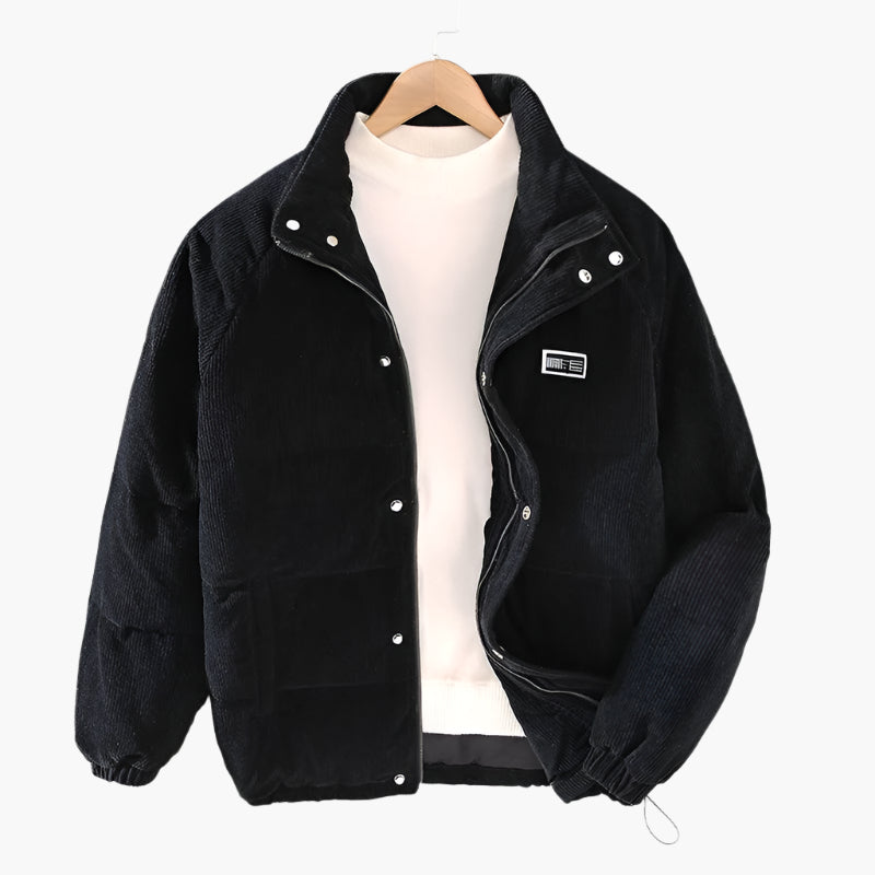Herren Winter Steppjacke im Streetstyle – Modische wattierte Jacke für Alltag und Freizeit