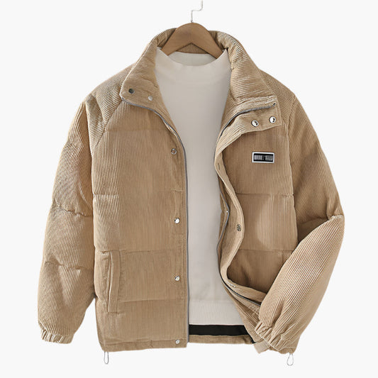 Herren Winter Steppjacke im Streetstyle – Modische wattierte Jacke für Alltag und Freizeit