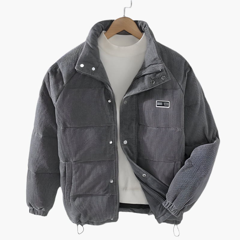 Herren Winter Steppjacke im Streetstyle – Modische wattierte Jacke für Alltag und Freizeit