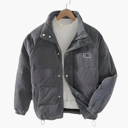 Herren Winter Steppjacke im Streetstyle – Modische wattierte Jacke für Alltag und Freizeit