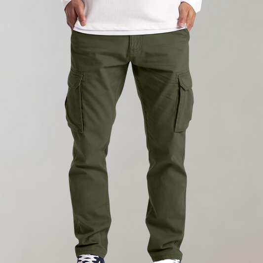 Herren Cargo Hose – Robuste, Stylische Freizeithose mit Praktischen Taschen für Alltag & Outdoor
