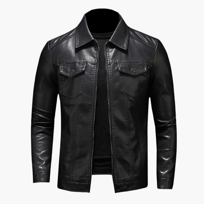 Herren Lederjacke im klassischen Design für stilvollen Alltag und besondere Anlässe