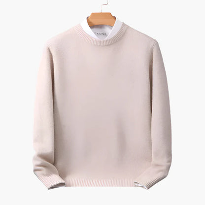 Herren Feinstrick Pullover mit Kragen | Eleganter Business & Freizeit Look
