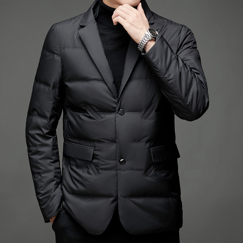 Herren Steppblazer Elegant & Gefüttert – Perfekt für Business & Freizeit