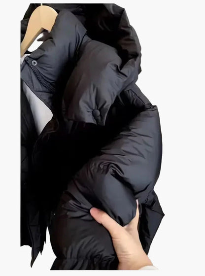 Damen Steppjacke Winter Kapuzenjacke Warm Gepolstert Outdoor Freizeit